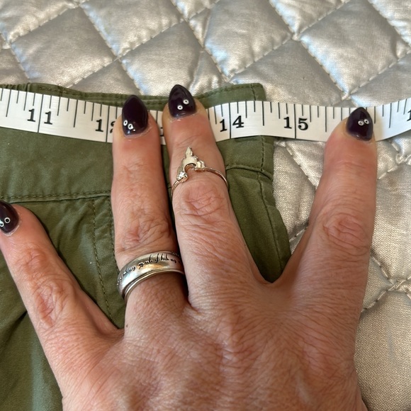 Wild fable 100% cotton xs olive green multiple pocket cargo pants - Picture 10 of 12